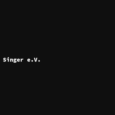 Manufacturer: Singer e.V.