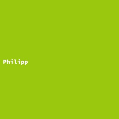 Manufacturer: Philipp
