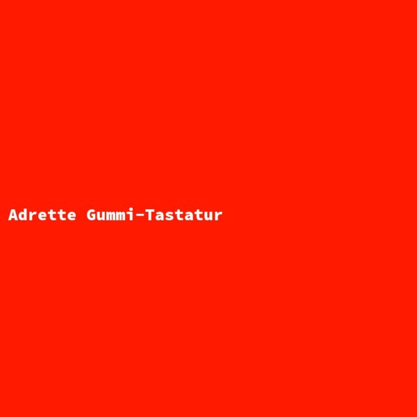 Adrette Gummi-Tastatur