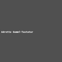 Adrette Gummi-Tastatur