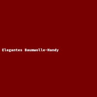 Elegantes Baumwolle-Handy