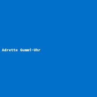 Adrette Gummi-Uhr