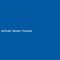 Schicke Marmor-Flasche
