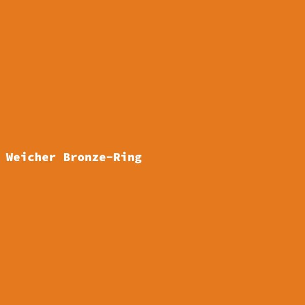 Weicher Bronze-Ring